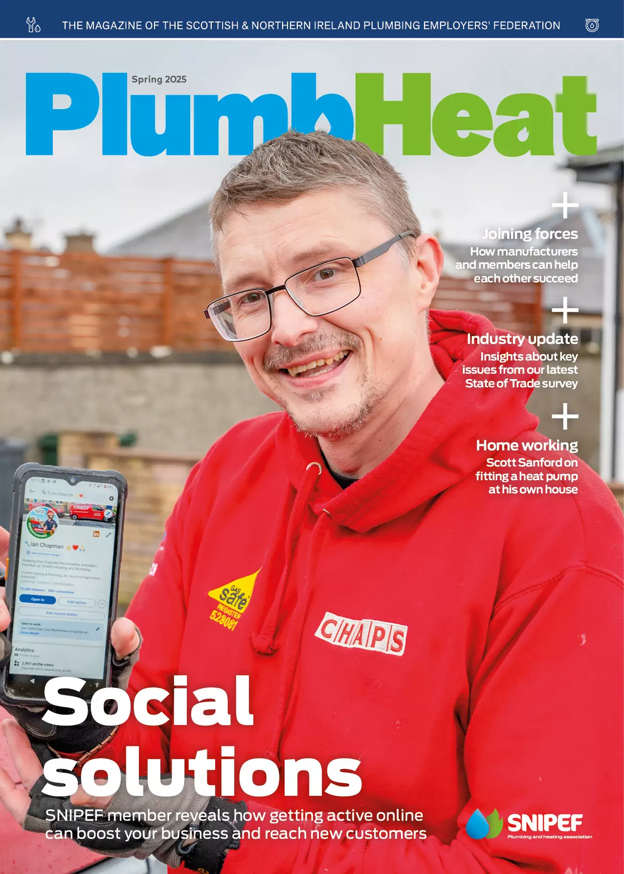Cover of thePlumbHeat Spring 2025 issue